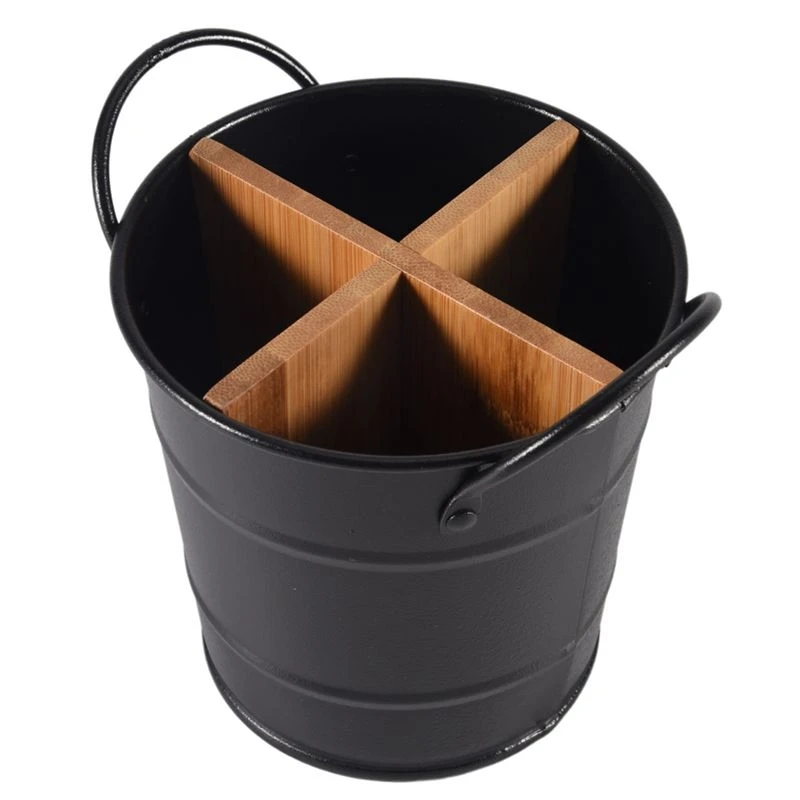 6X Kitchen Cutlery Organizer Knife Stand Storage Holder Separate Spoon Fork Chopstick Kitchenware Cooking Tool Bucket