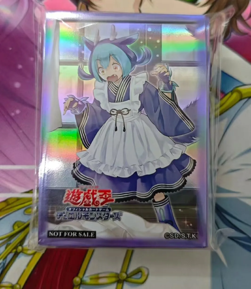 100-pezzi-yugioh-konami-duel-monsters-laundry-dragonmaid-collezione-ufficiale-custodia-protettiva-per-carte-sigillate