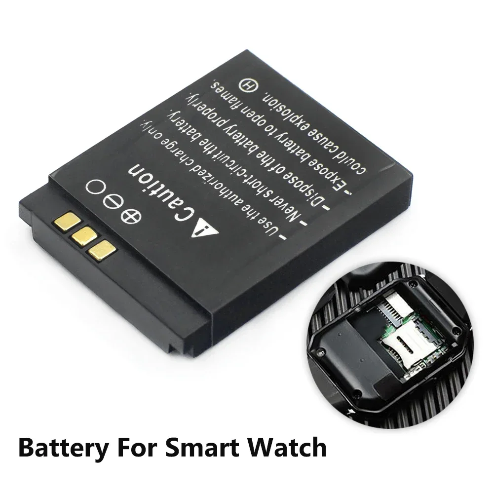 LQS1 3.7V 380mAh Smart Watch Battery DZ09 Batteries For DJ-09 V8 X6 AB-S1 SCX-M9 FYM-M9 GJD HKS-S1 LQ-S1 bateria