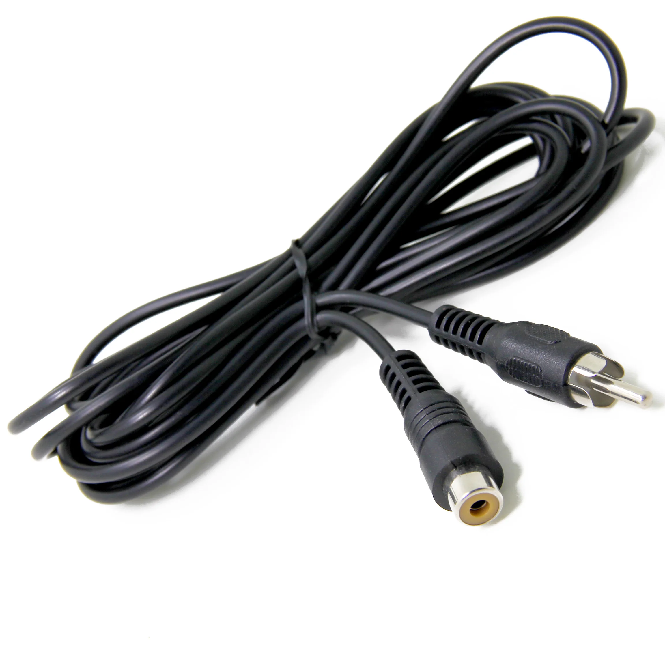 RCA Extension Cable, 2m/3m Cord (1 RCA Female to 1 RCA Male, Subwoofer, Mono, Audio Video Cable, Digital & Analogue)