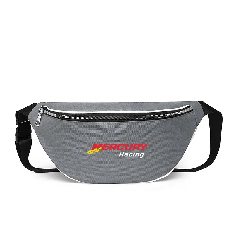 Mercury Racing waist bag unisex canvas one-shoulder messenger bag chest bag outdoor advertising creative gift souvenir YB-214