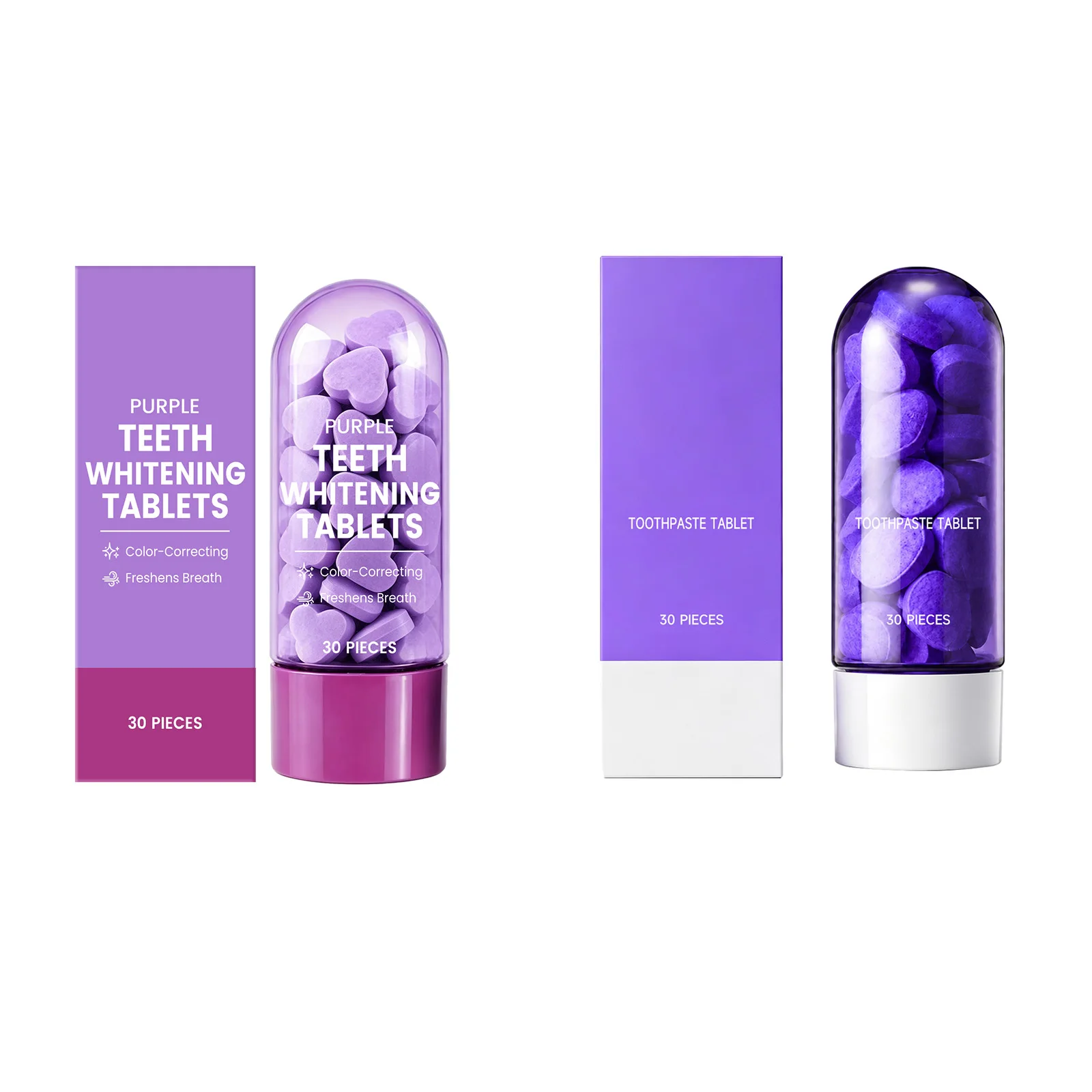 Tablets for Outdoor Travel Portable Chewing Toothpaste Mint Fresh Oral Cleansing Gentle Teeth Cleaning Non Irritating Enamel