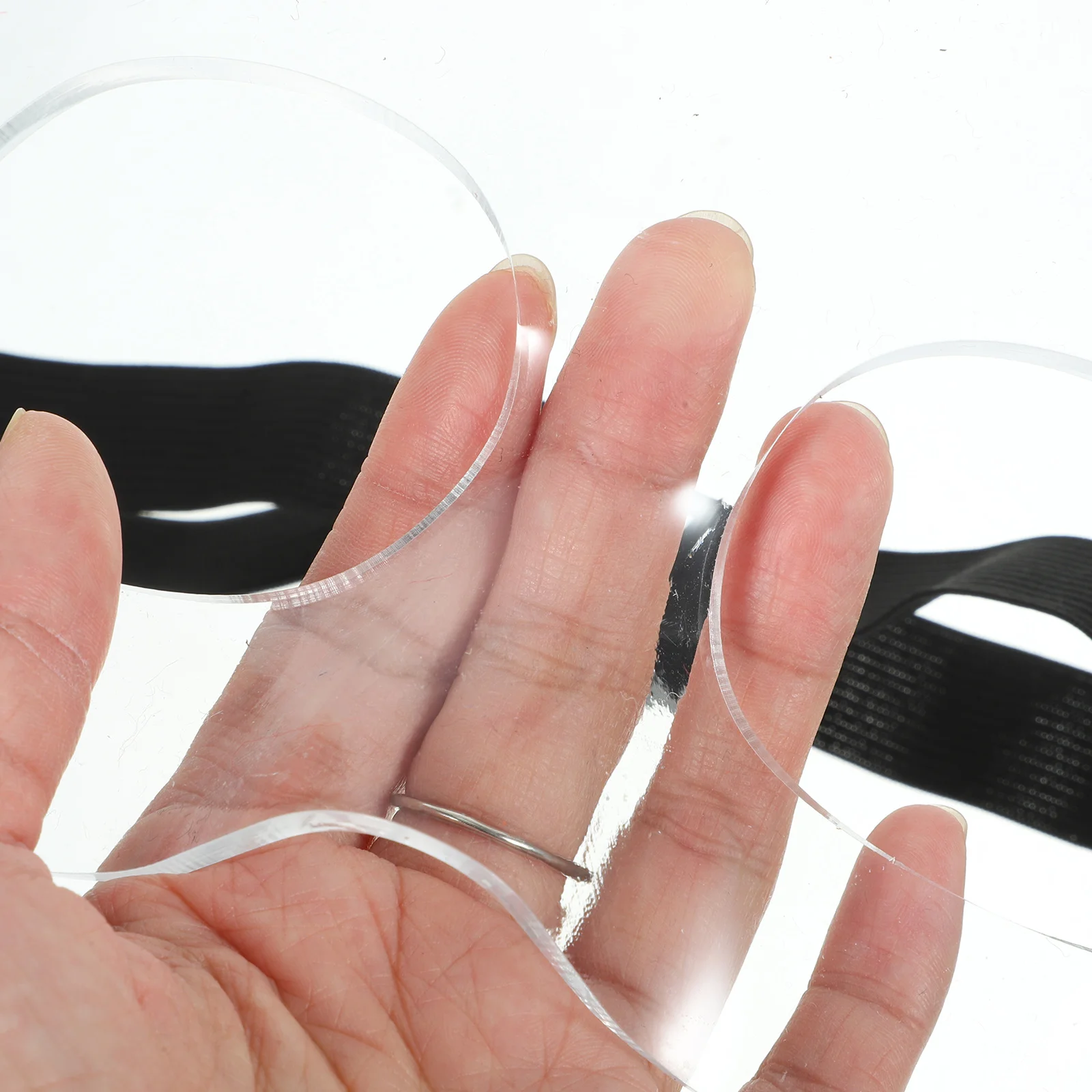 

Face Mask Basketball Nose Guard Adjustable Football Sports Soccer Protection Transparent Durable Safe Excellent Design