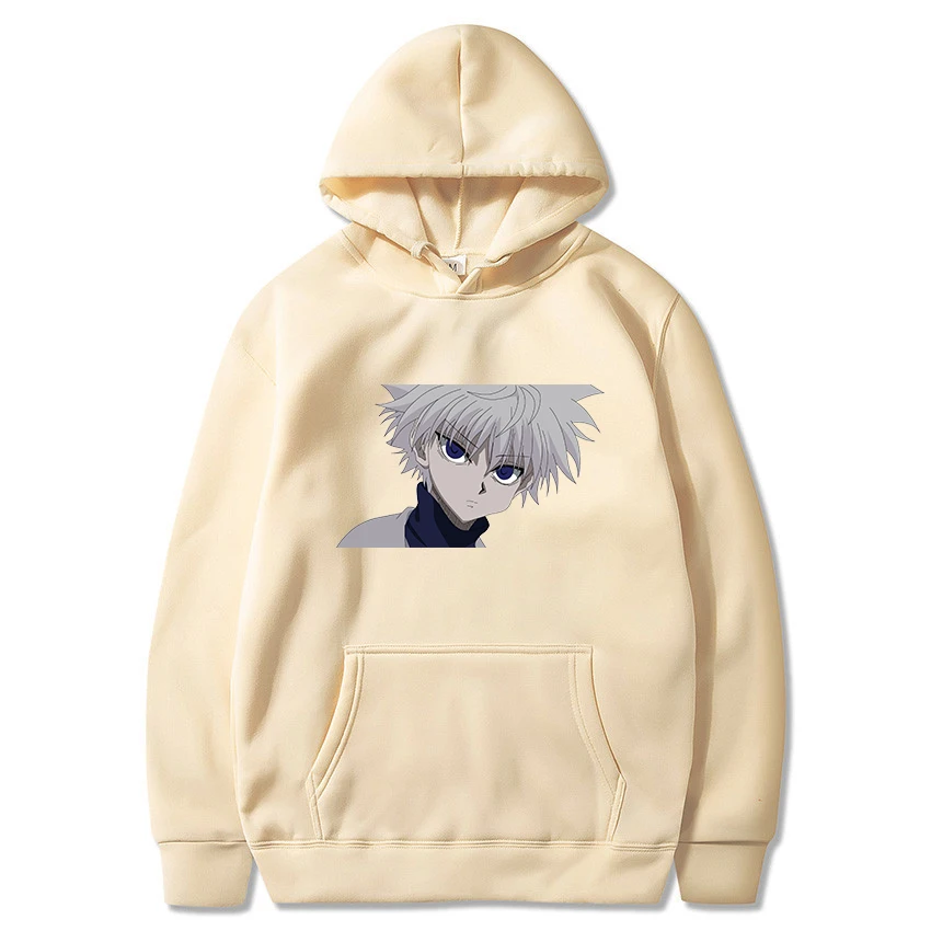 Hunter X Hunter Japan Anime Men Women Hoodies Killua Zoldyck Gon Harajuku Unisex Pullover Casual Plus Size Sweatshirt Streetwear