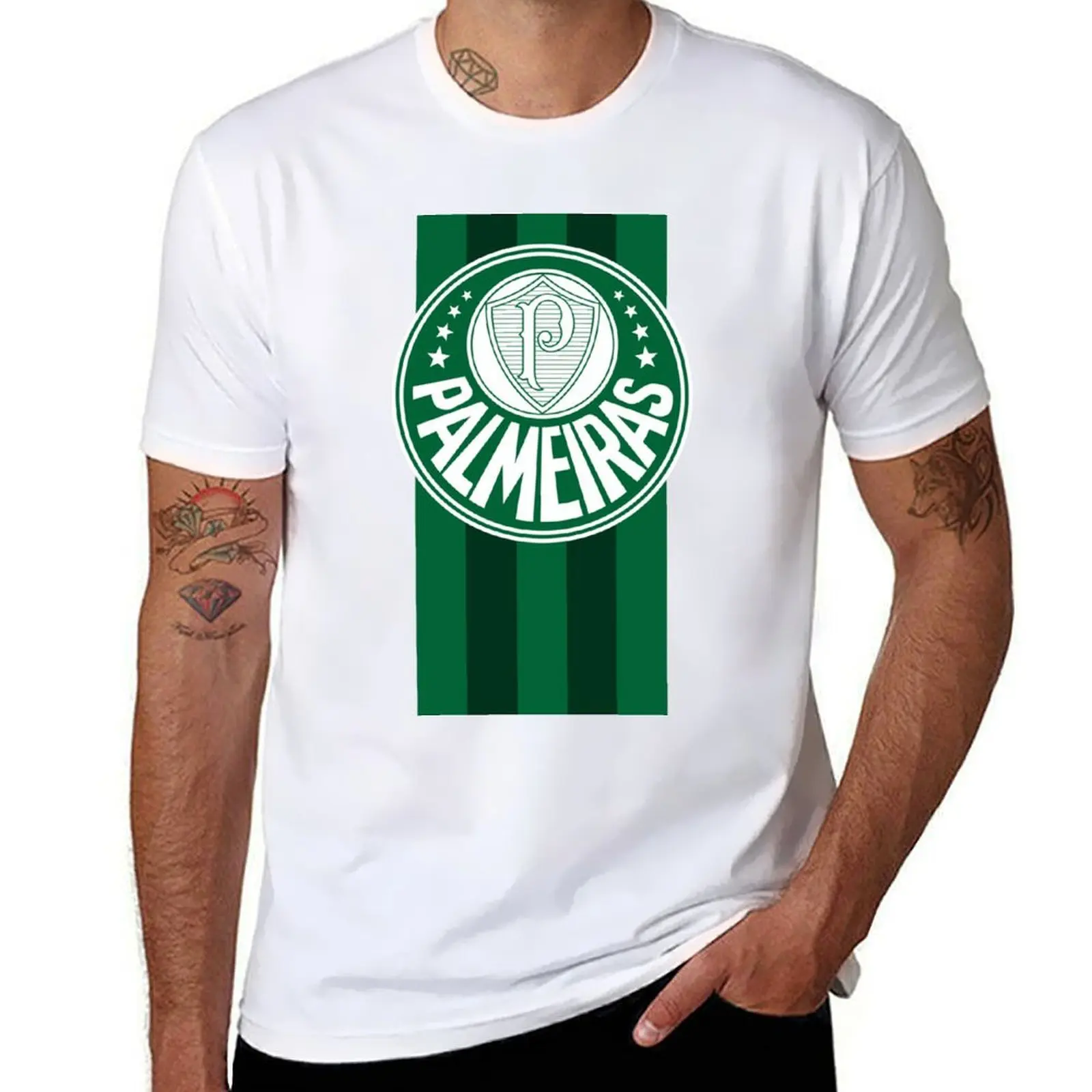 

Palmeiras Brasil torcida Mancha Verde futbol T-Shirt man t shirt summer t shirts with prints T-Shirt