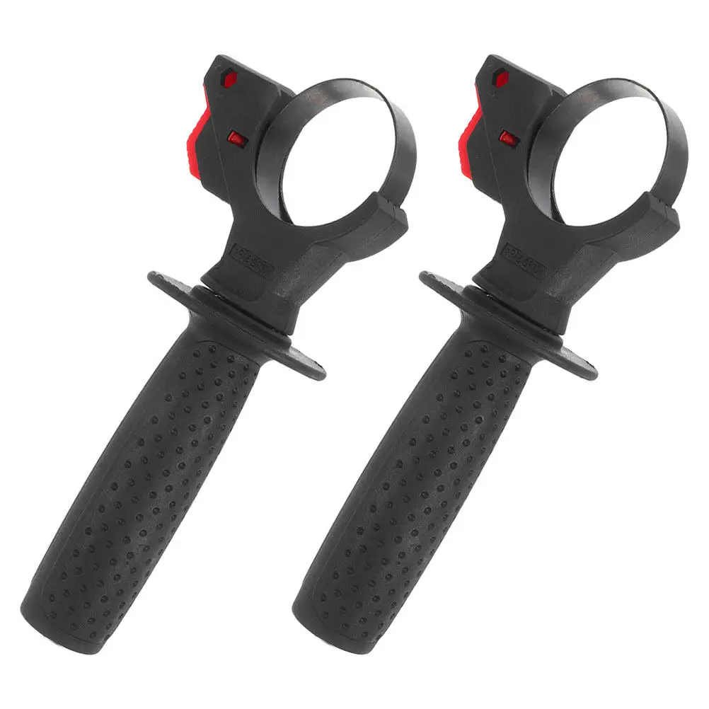 

2Pcs Sturdy Hammer Handle Replacement Ergonomic Design for Electric Hammer Side Grip Impact Drill Front Handle Wear Resistant