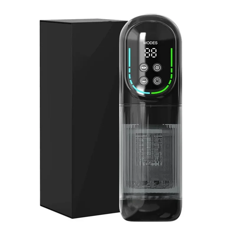 Masturbation Telescopic Stroker Rotating Sex Machine Blowjob Vagina Deep Throat Sucking Pocket Pussy Automatic Realistic Suction