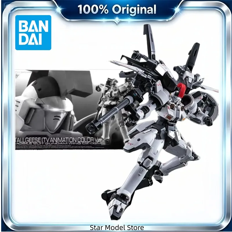 In Stock Original Bandai RG Tallgeese OZ-00MS TV Animation Color Ver 1/144 PVC 14cm Anime Character Collectible Display Toy