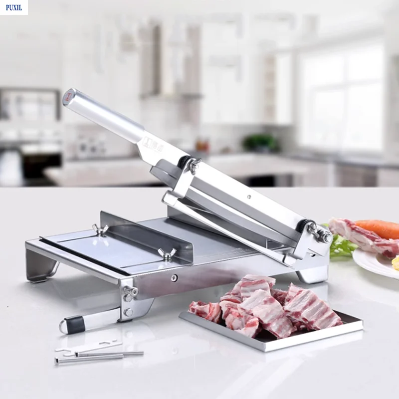 Bone Cutter Multi-function Meat Cutter Commercial Chicken and Duck Meat Slicer Adjustable Thickness