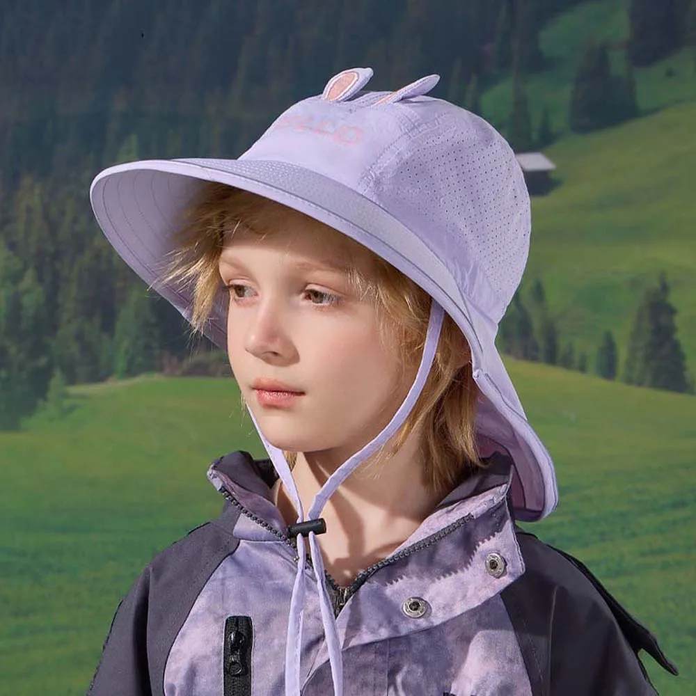 

Breathable Capybara Fisherman Hat Windproof Rope Anti-Splash Water Sunshade Hat Thin Wide-Brimmed Cartoon Sunscreen Basin Cap