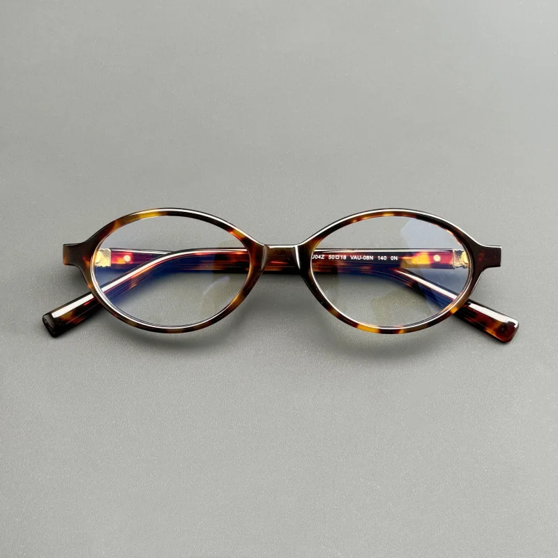 Retro oval glasses acetate optical glasses frame prescription glasses for women with myopia designer luxury brand small glasses