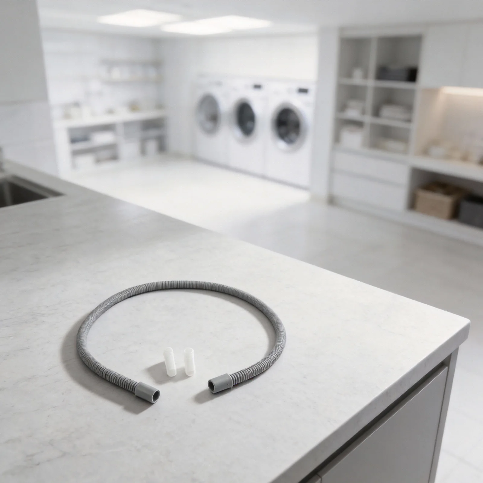 

Эффективное решение для дренажа: гибкий сливной шланг для сушилки без воздуховода, 1 м, с адаптером-удлинителем