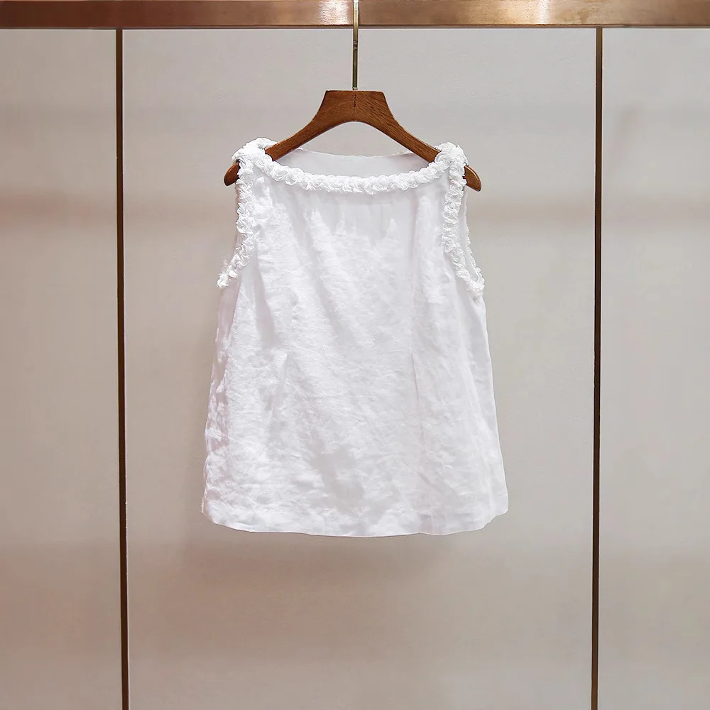 

Свободная женская блузка с круглым вырезом, с цветочным пэчворком, для повседневной носки, летняя новинка, модный топ