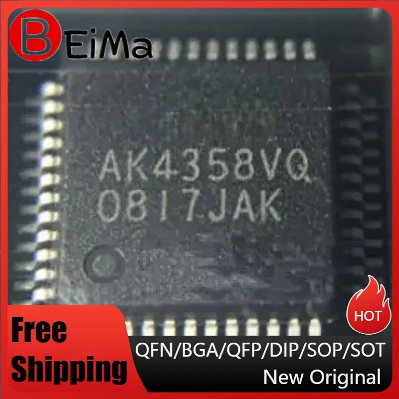 (1pcs)AK4358VQ    AK4136VQ    AK4621EF  AK2001-G  QFP48  TSSOP30   Provide One-Stop Bom Distribution Order Spot Supply