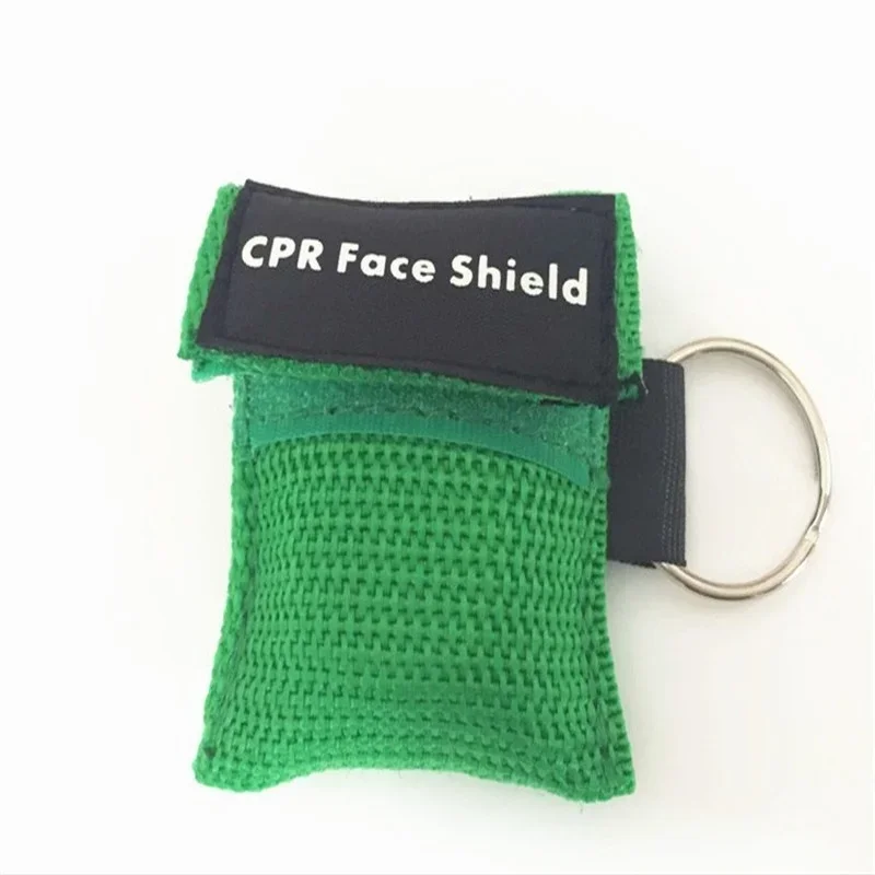 1Pc Multi Color Optioneel Cpr Emergency Masker, Sleutelhanger Ademhaling Masker