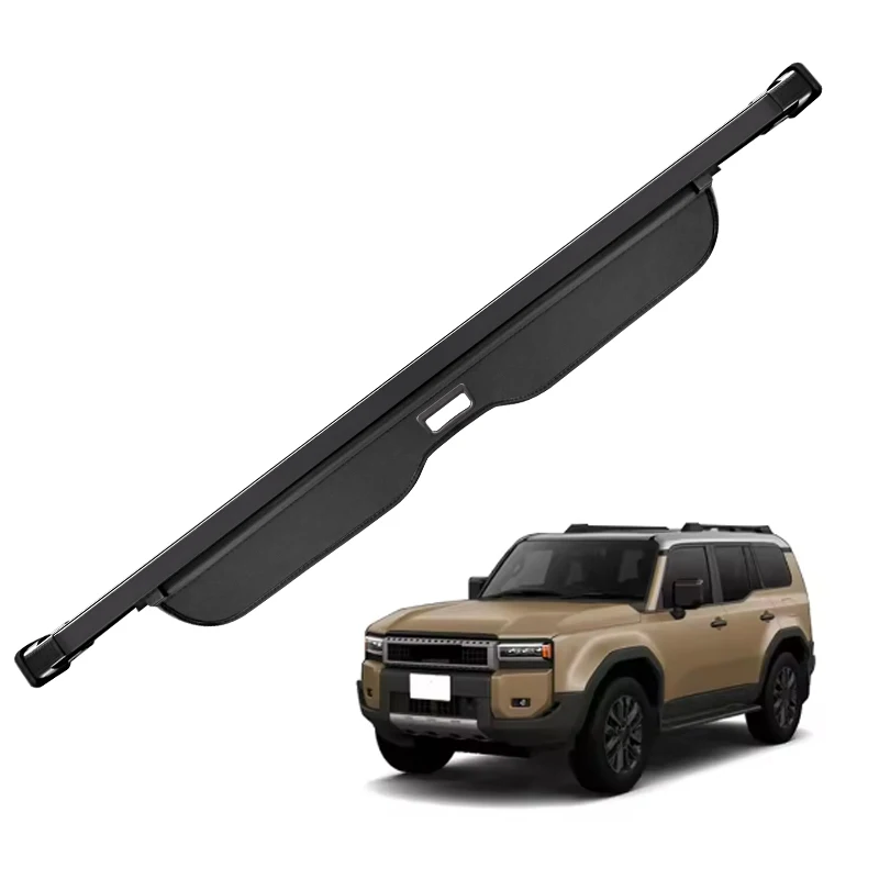 

For Toyota Land Cruiser Prado Lc250 2024 2025 Cargo Cover Trunk Retractable Luggage Security Shade Theft Shield Auto accessories