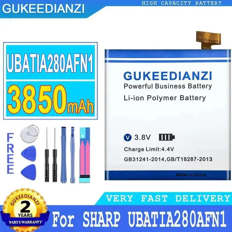 

High-Efficiency Mobile Phone Battery For Sharp Aquos UBATIA280AFN1 3850mAh