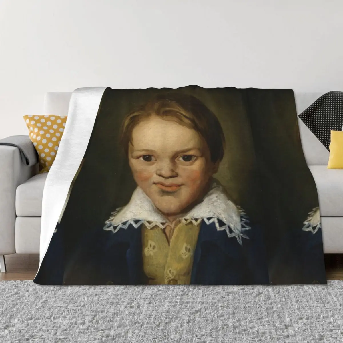 

Ludwig van Beethoven - Classics For Kids Throw Blanket Personalized Gift Soft Plush Plaid Fashion Sofas For Sofa Thin Blankets