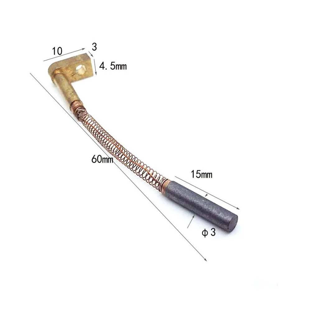 10 قطعة φ3*60 مللي متر المغزل فرشاة الكربون أدوات أشباه الموصلات لآلة القطع DFD6361 EAD6340 AWD NCBZ ديسكو TSK آلة المنشار #2