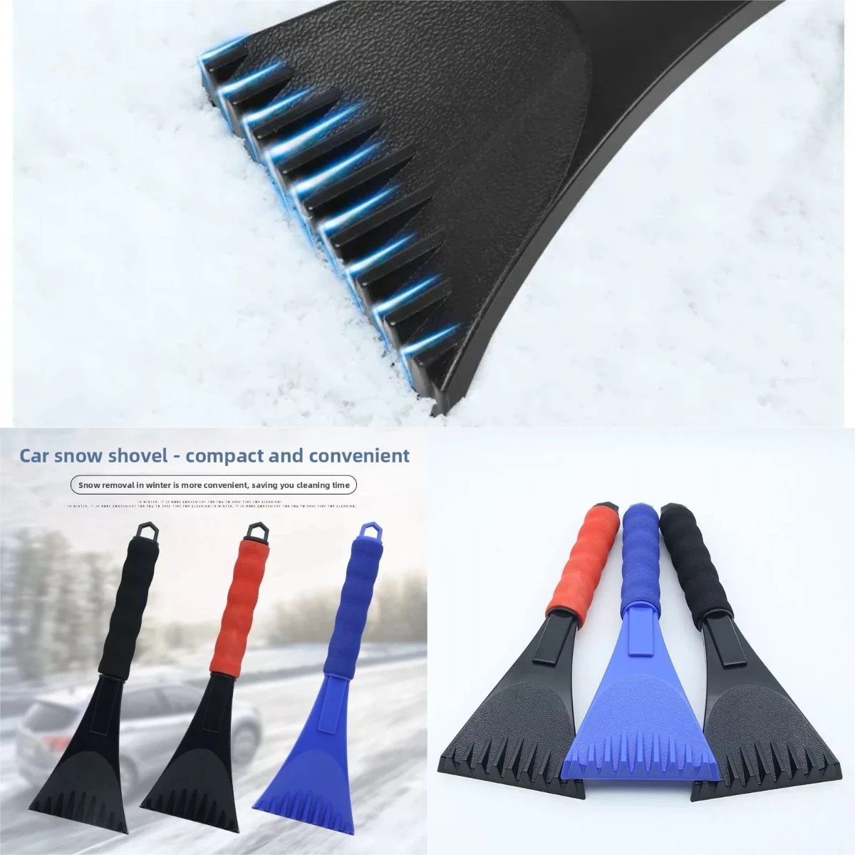 

Автомобильная лопата для размораживания, скребок для снега, лопата для мороза, не повреждает лопатку для удаления мороженого стекла, очищает снег, автомобильные аксессуары