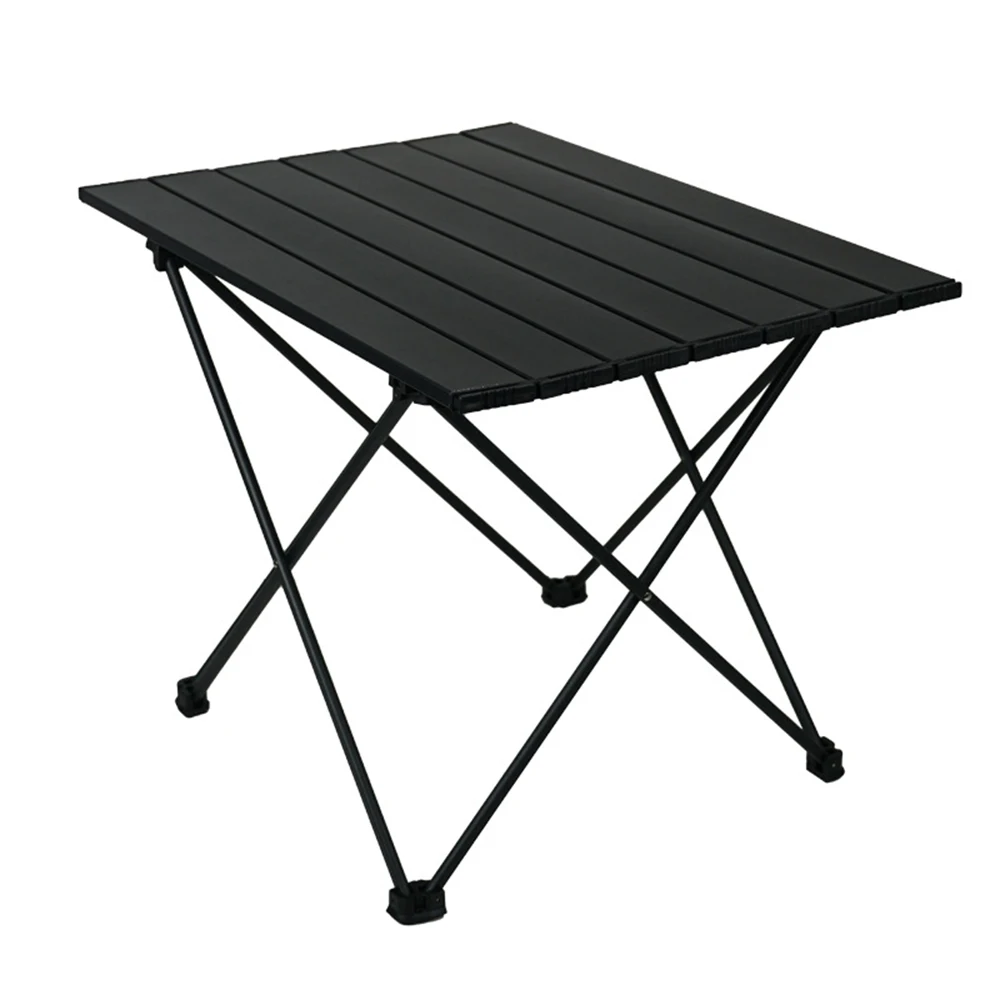 Portable Camping Folding Table Outdoor Picnic Barbecue Storage Table Aluminum Alloy Table Camping Furniture Camping Supplies