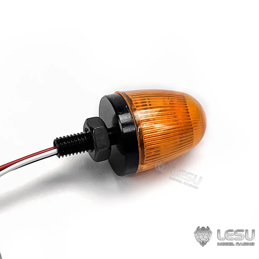 LESU-luz de advertencia giratoria para coche teledirigido, luz de advertencia giratoria para Tractor Tamiyaya RC 1/14, modelo de coche 1263B TH14149