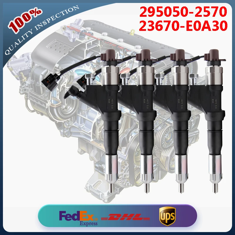 

Форсунка дизельного топлива 23670-E0A30 295050-2570 Форсунка Common Rail для дизельного двигателя Hino E13C