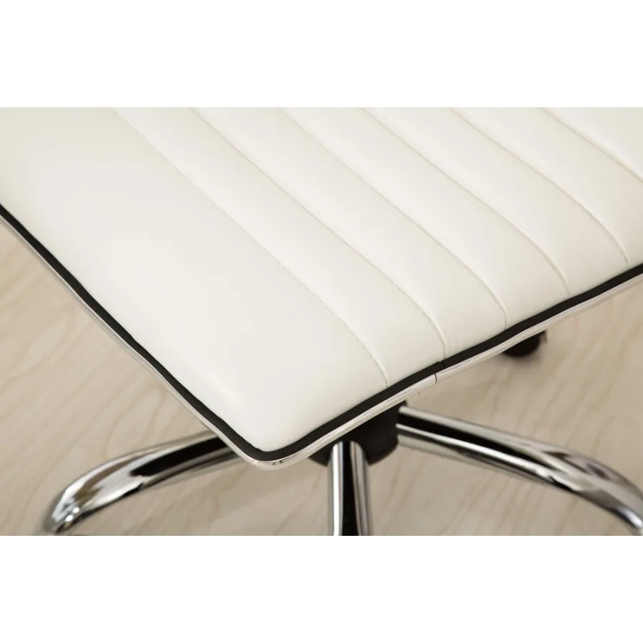 Fremo Chromel Adjustable Air Lift Office Chair White