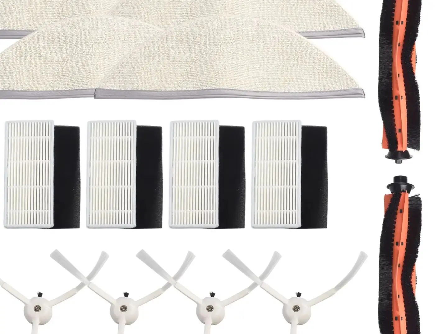 

Replacement Parts Kit Side Brush Filter Mop Cloth Main Brush For Lydsto R1 R1A R1 Pro S1 Robot Vacuum Cleaner Accessories