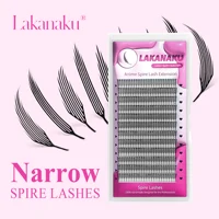 Pestañas Estilo Anime con Puntas Finas, Fibras Tecnológicas, Pestañas Manga, Extensiones de Pestañas Estilo Cómic