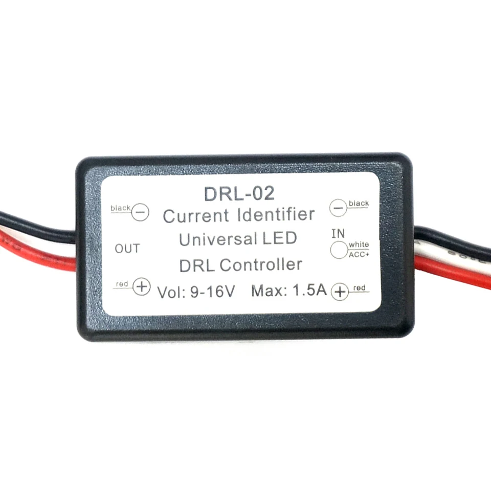 1Pcs DRL Controller Auto Car LED Daytime Running Light Relay Harness Dimmer On/Off 9-16V Fog Light Controller DRL-02