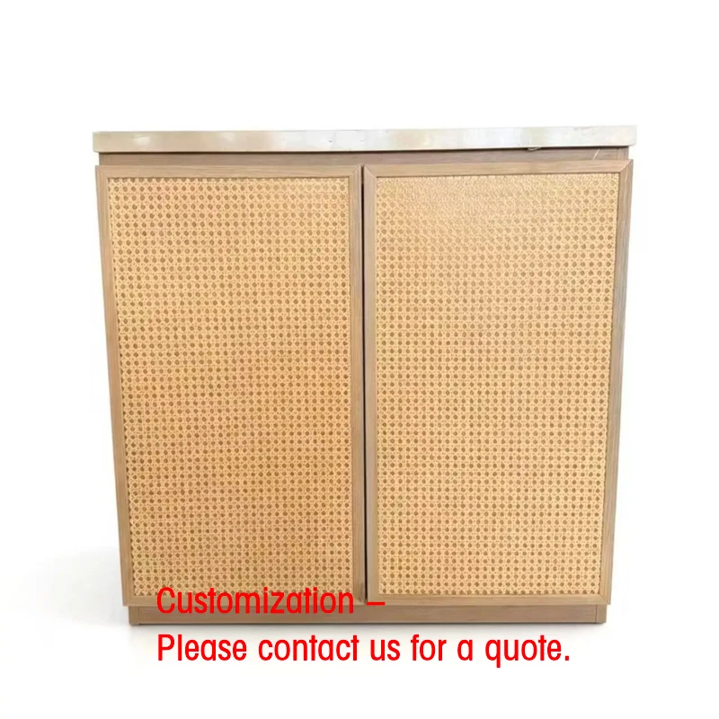

custom.Luxury Painted Wood Display Cabinet Beauty Salon Wood Showcase with Marble