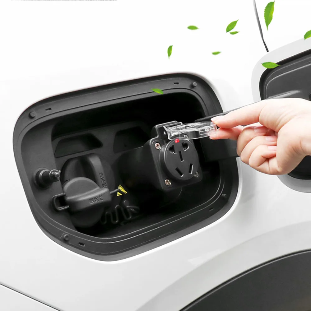 ل Changan Deepal S07 S09 S05 L07 SL03 سيارة التفريغ الخارجي المقبس ABS لهب لوازم السيارات 10A 16A سهلة التفريغ #3