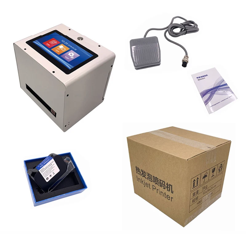 Multi Language Features Manual Printing Desktop Inkjet Printer Machine 12.7 mm