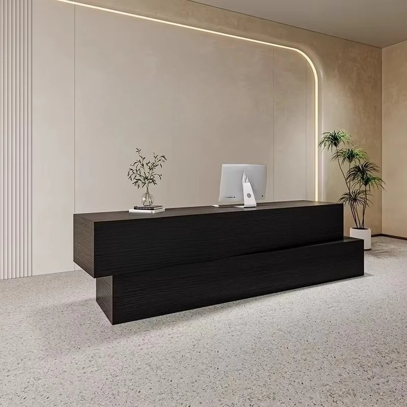 

&c Clinic Reception Desk Aesthetic Clinic Front Counter Safe Structure Professional Custom Size Design Fast Delivery