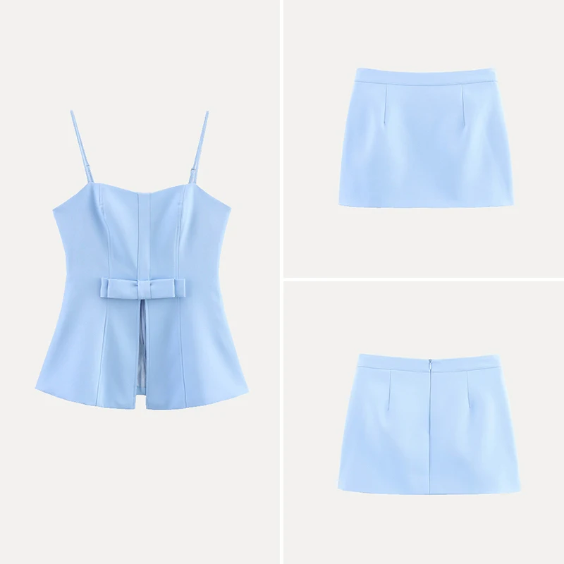 

Z 2025 Summer New Women's Slim Fit Sexy Strapl Tube Top Hot Girl Faion Set Polyester Fiber Sexy Women's Top