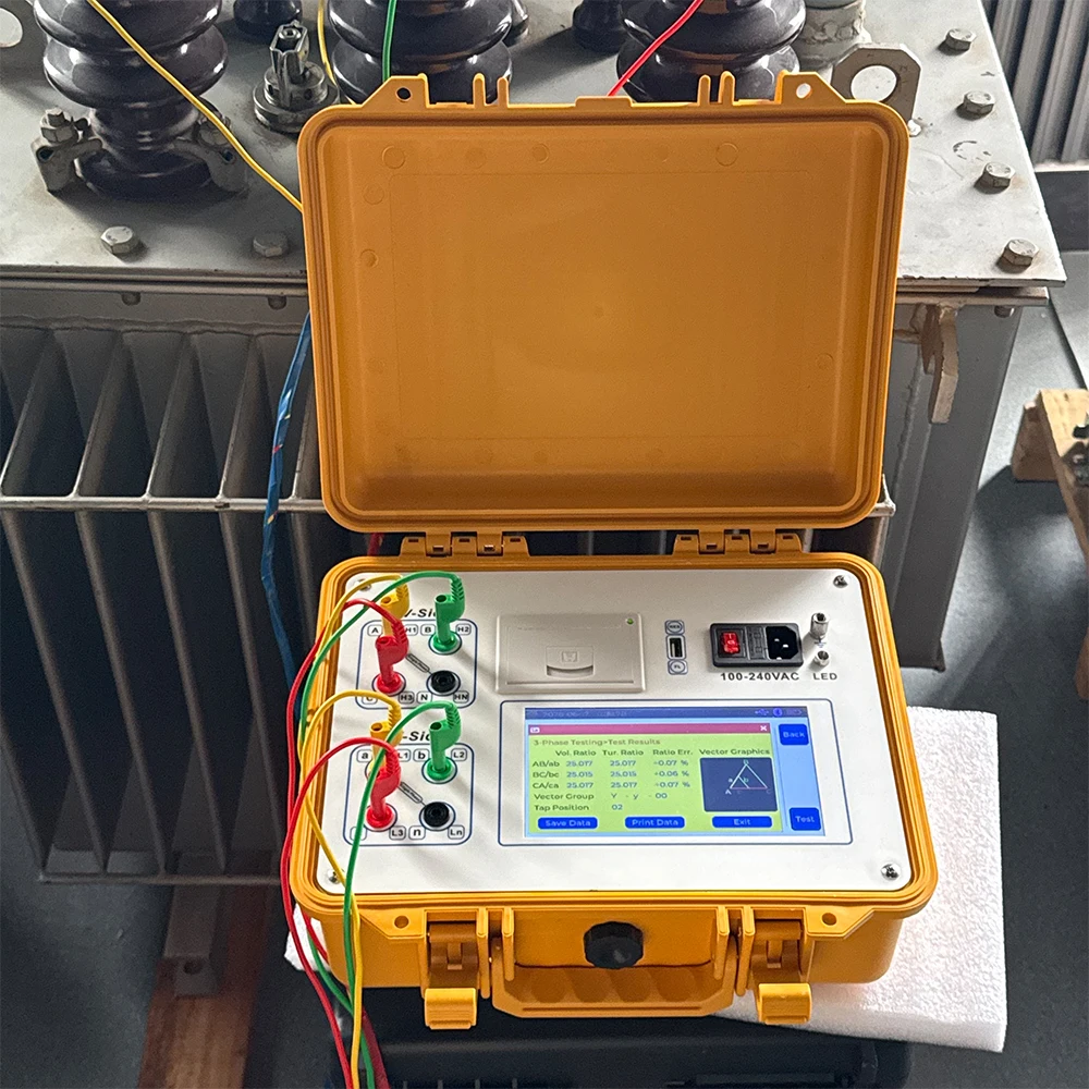 CJ2702TN Transformer Turns Ratio Tester Touch Screen Neutral Point Short Circuit Reminder TTR Tester for Electrical Safety
