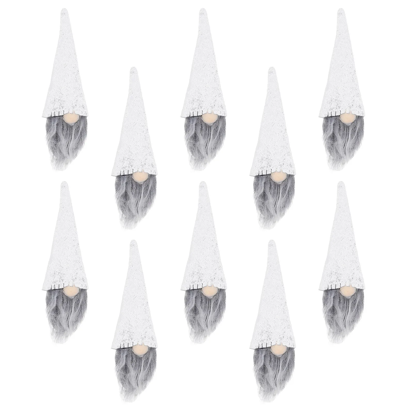 

10Pcs Red Wine Bottle Cover Fashionable Faceless Character Design Bottle Decor for Christmas Party Scene Ornament Gift