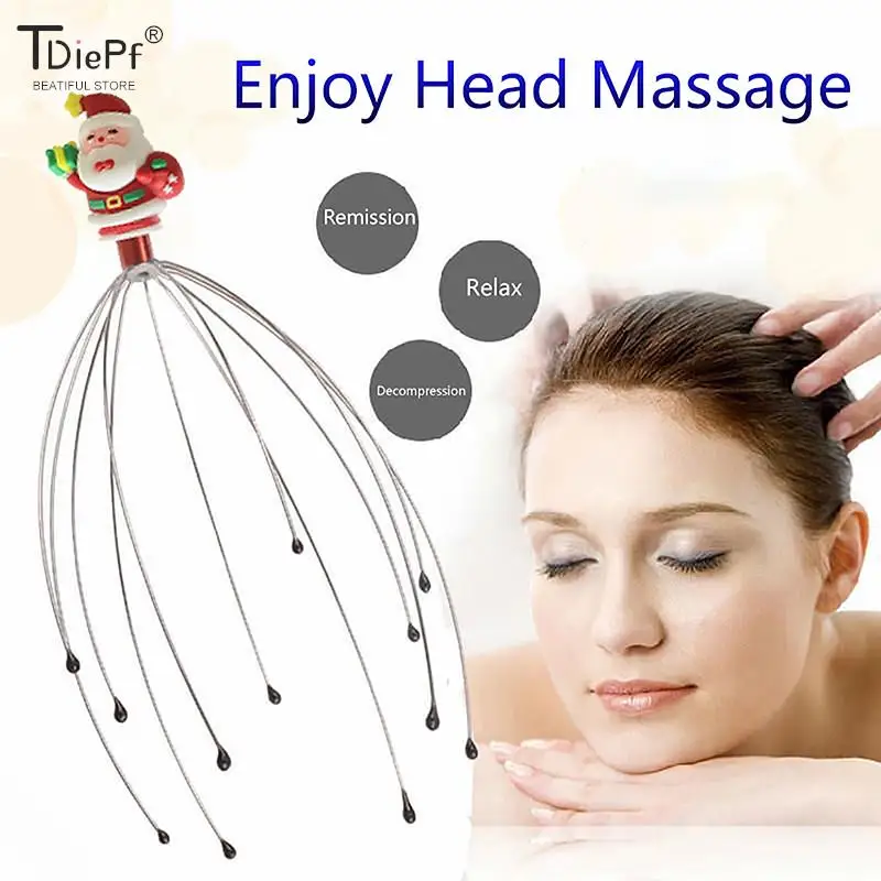 1PC Scalp Massagers With 20 Claws Handheld Head Massage Scratcher For Deep Relaxation Hair Stimulation And Stress Relief Massage