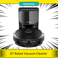 Liectroux G7 Robot Vacuum Cleaner  6500Pa Suction, Mop Combo,Laser Navigation, 5200mAh Battery,Multi-floor Map, Run 180mins