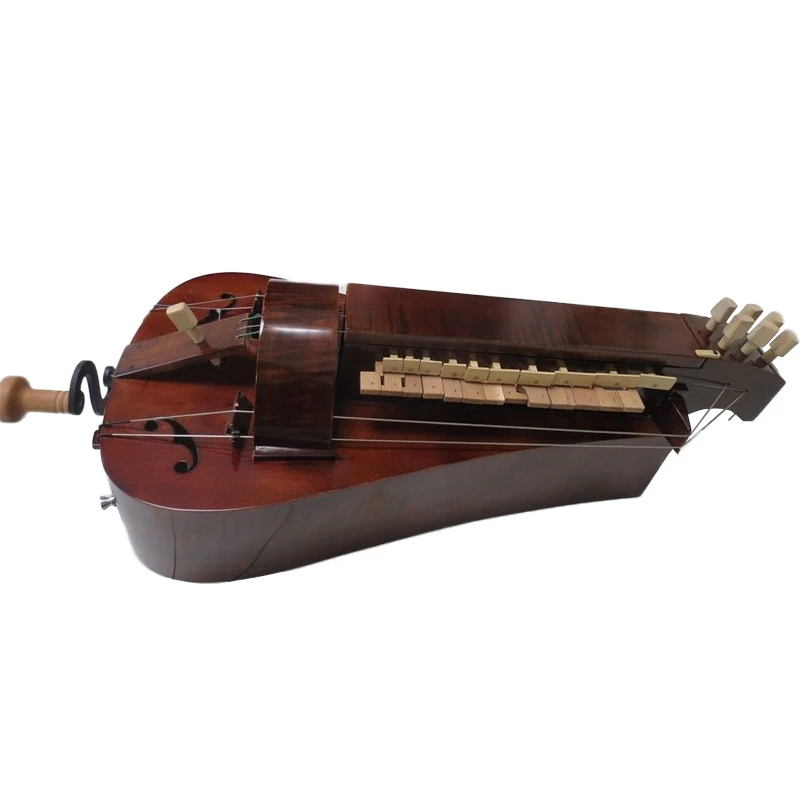 Hand organ hurdy-gurdy 6-string 24-key purely handmade