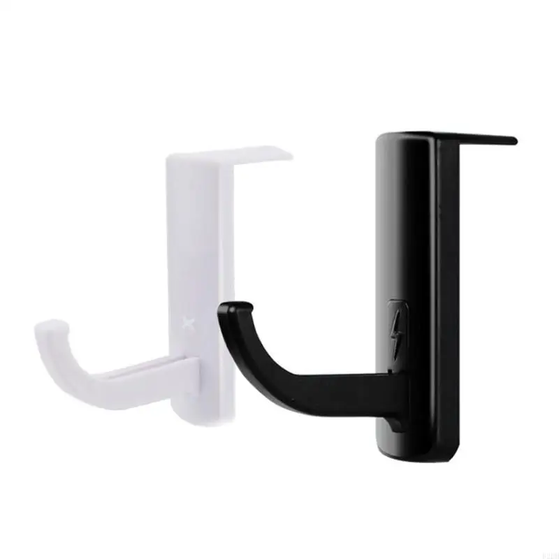 920L Earphone Holder Headphone Headset Hanger Holder Hook Tape Sticker For Desk Pc Display  Headphone Accessories