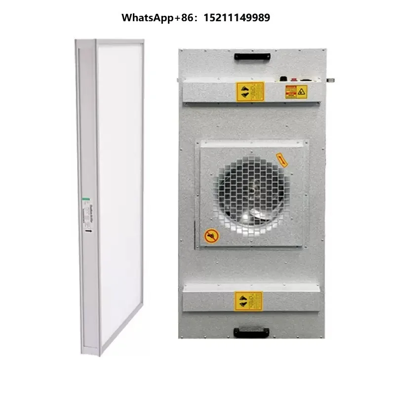 High Performance Aluminum Zinc Coated FFU Fan Filter Unit for Large Cleanroom Semiconductor Factory