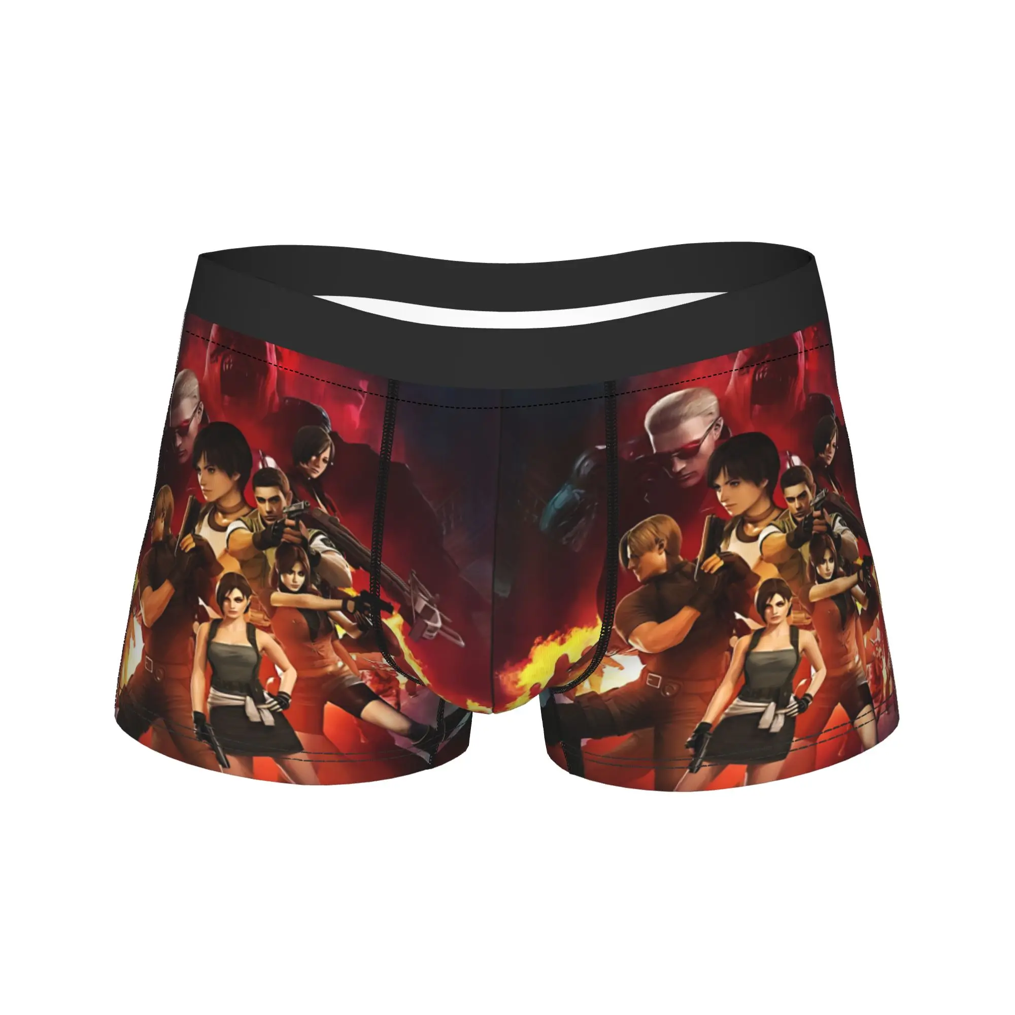 

Hot Boxer Resident Eviled Village Shorts Panties Briefs Man Underwear Mid Waist Underpants for Male Plus Size