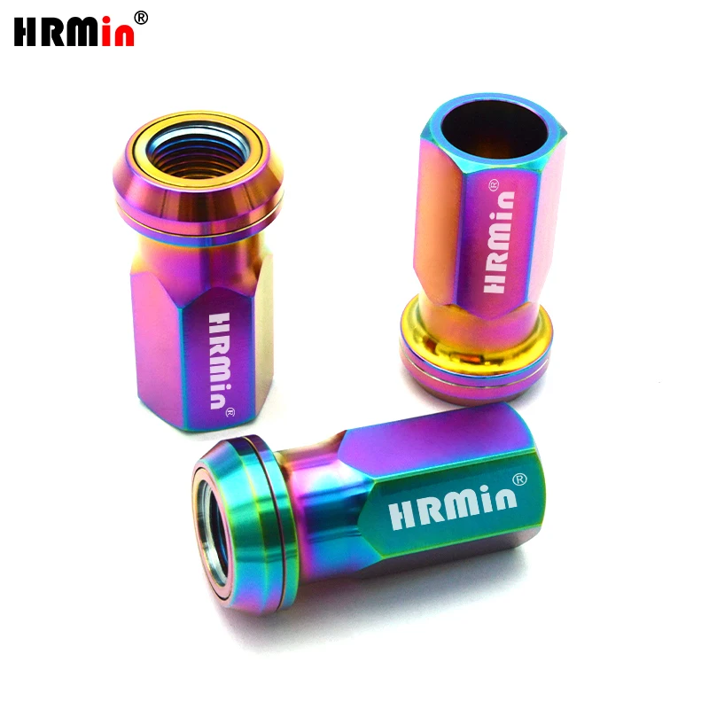 Floating Cone Seat Open End Gr.5 Titanium Car Lug Nut M12x1.25x45mm for Suzuki Nissan Subaru Geely Great Wall