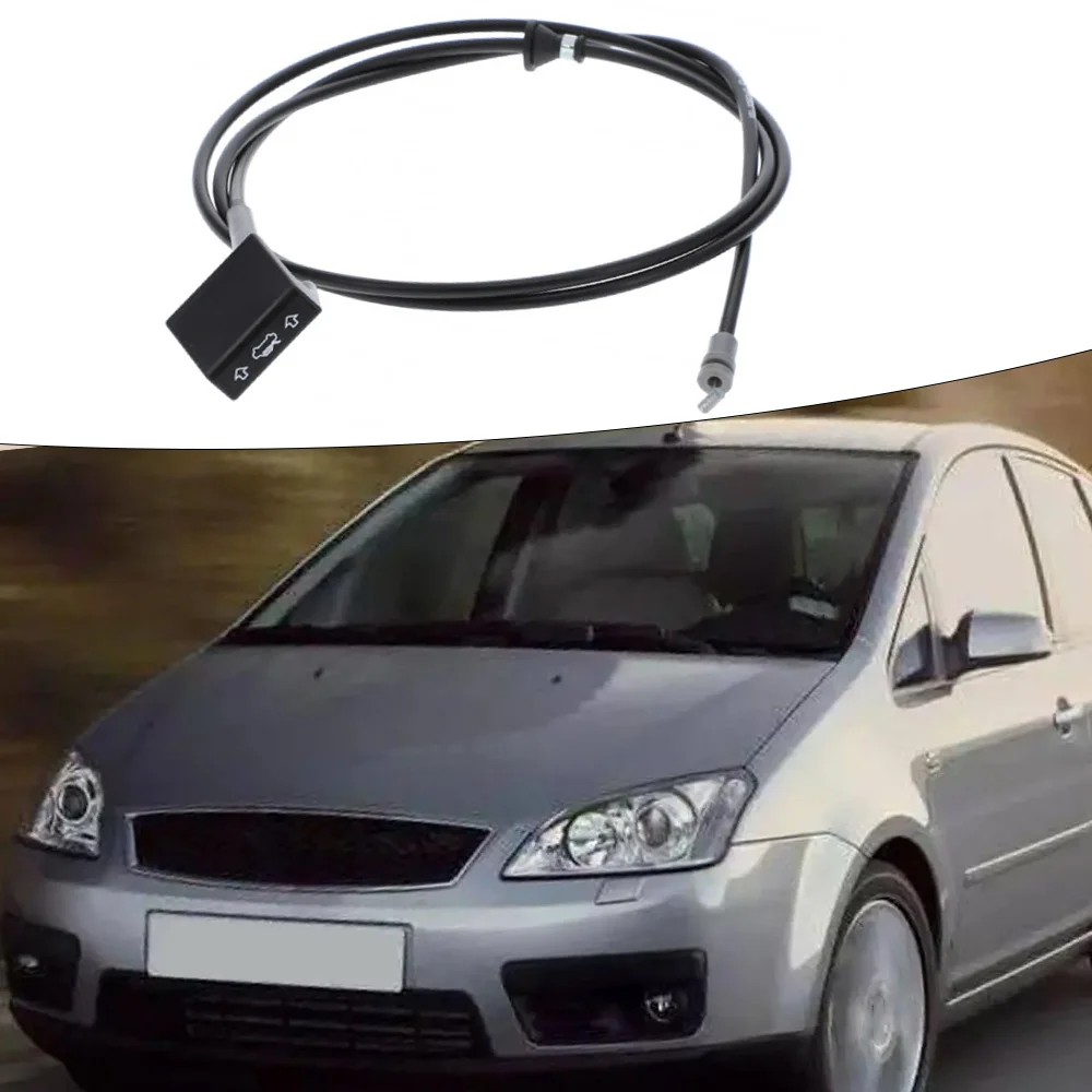 Front Engine Hood Release Cable for Ford Focus 2000 2001 2002 2003 2004 2005 2006 2007 Left Hand Drive YS4Z16916AA