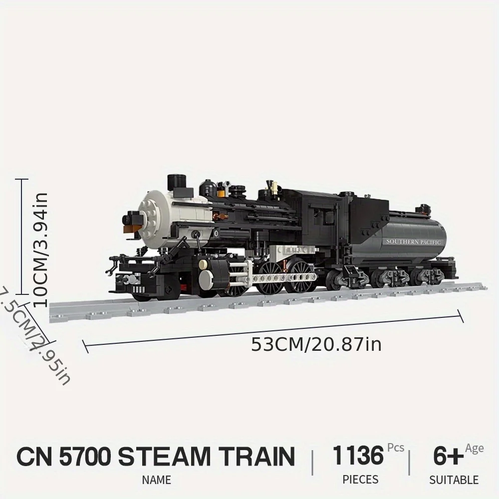 Track electric train city train model puzzle building block toy assemble and insert toy gift