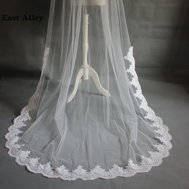 Voile de mariée élégant avec peigne, Long de 2M, accessoires de mariage