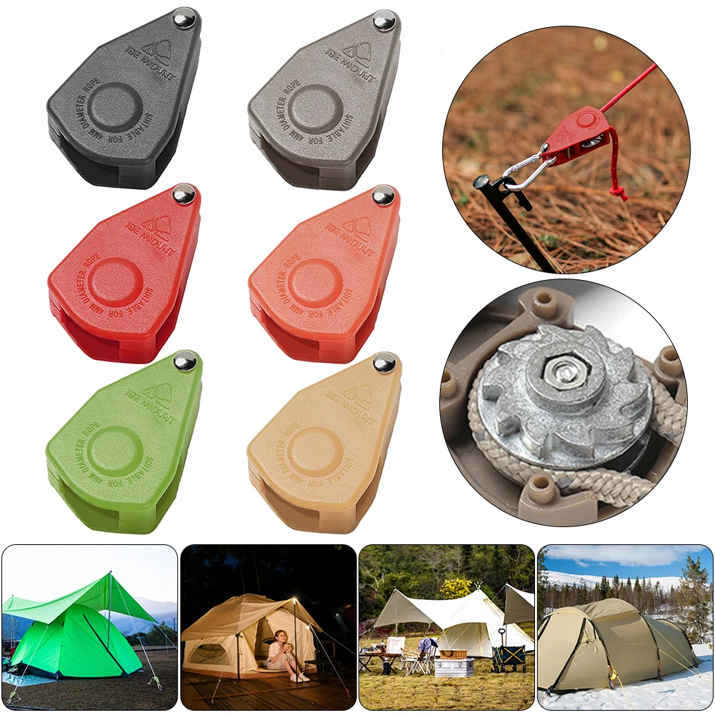 Camping Tent Pulley Adjustable Camping Pulley Regulator Metal Pulley for Canopy Kayak Canoe Grow Light