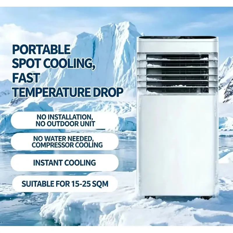 Portable air conditioner 12000 Btu 3-in-1, equipped with dehumidifier, household floor air conditioner